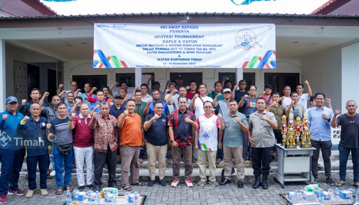 Divisi Engineering & Mine Support PT Timah Gelar Invitasi Tournament Gaple dan Catur antar Instansi