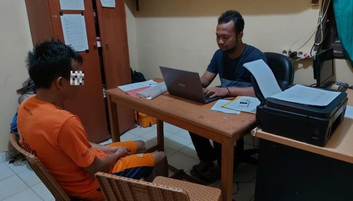 Lagi Tidur Pulas, Pencuri Mesin Robin di Desa Bencah Dicokok Polisi