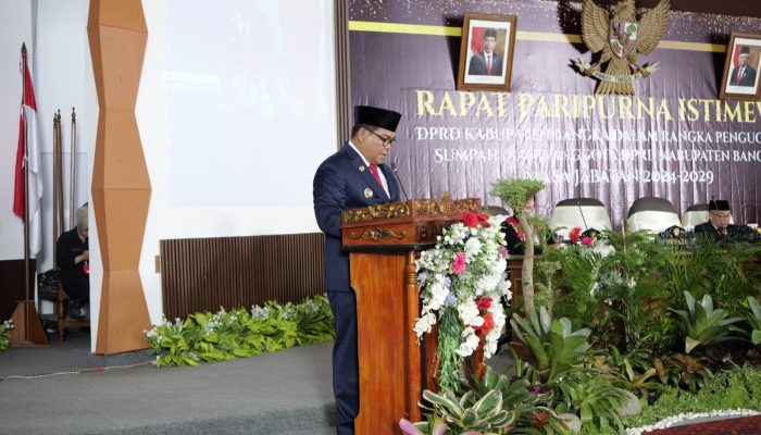 DPRD Bangka Gelar Rapat Paripurna Pengucapan Sumpah Anggota DPRD Bangka Periode 2024-2029