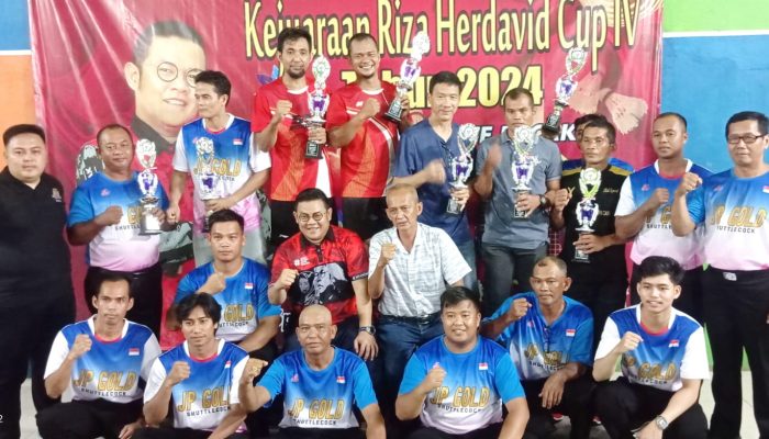 Kejuaraan Bulu Tangkis Riza Herdavid Cup IV Sukses Digelar, Ini Harapan Riza