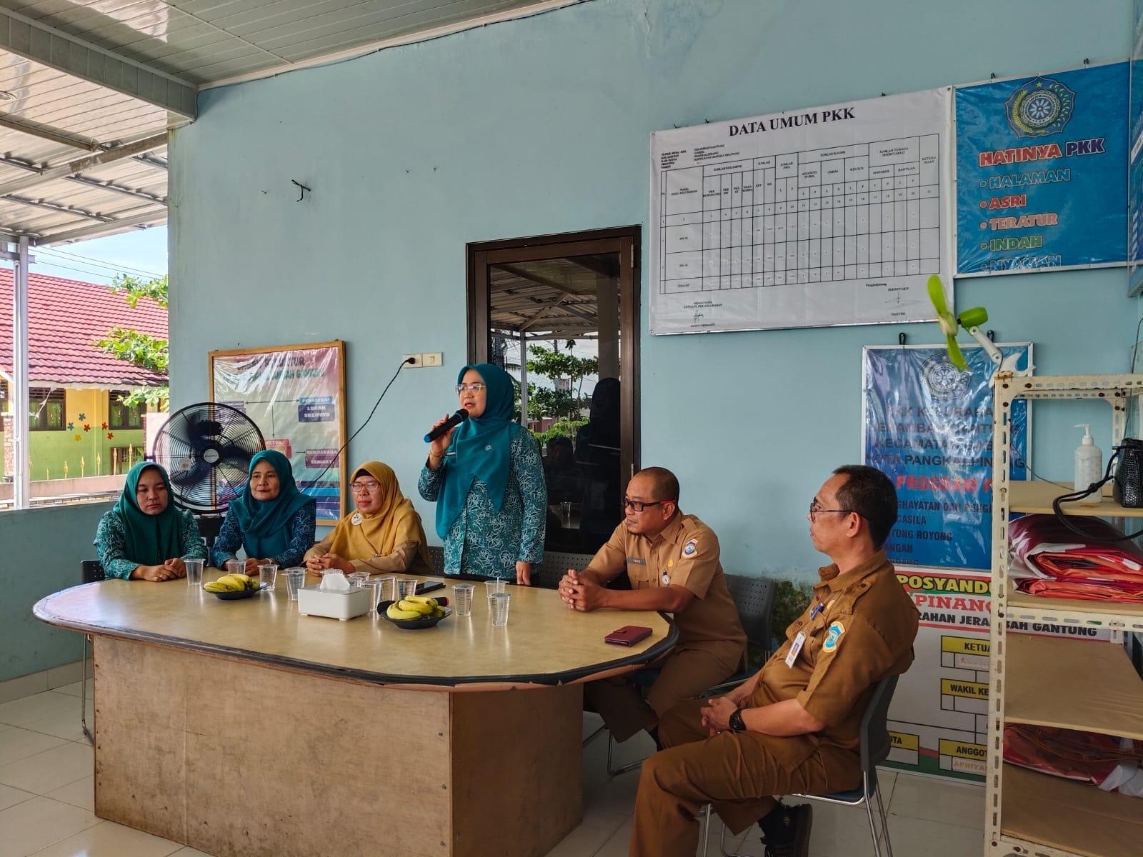 Pj Ketua TP PKK Kota Pangkalpinang, Yuniar Putia Rahma turun langsung melakukan pembinaan