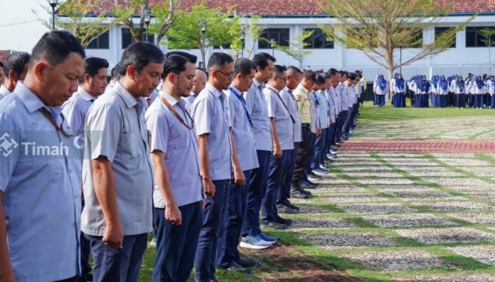 Karyawan PT Timah Gelar Upacara Hari Kesaktian Pancasila