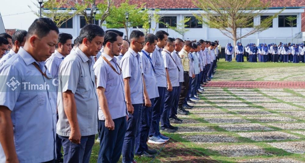 Karyawan PT Timah Gelar Upacara Hari Kesaktian Pancasila