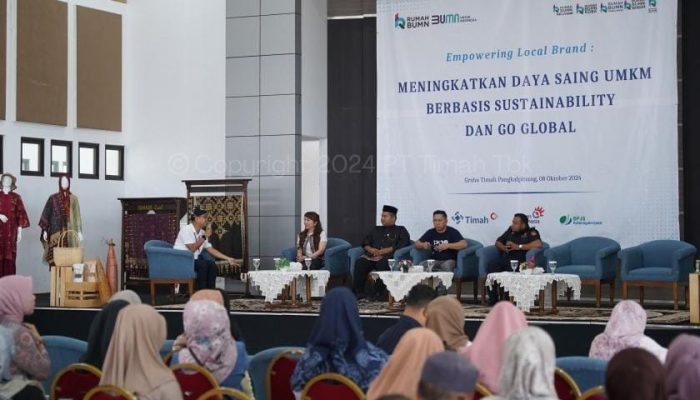 PT Timah Dorong Kemajuan UMKM, Dukung Kegiatan Workshop Pemberdayaan Local
