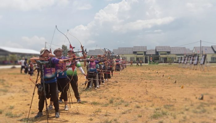 Diikuti 174 Peserta, Kejuaraan Panahan Terbuka HUT TNI ke-79 di Bangka Selatan Resmi Dibuka