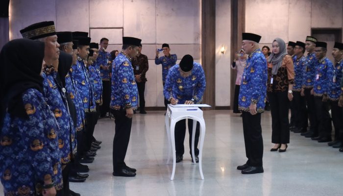 Pj Gubernur Babel Hadiri Pengukuhan Kepengurusan Baru DP Korpri