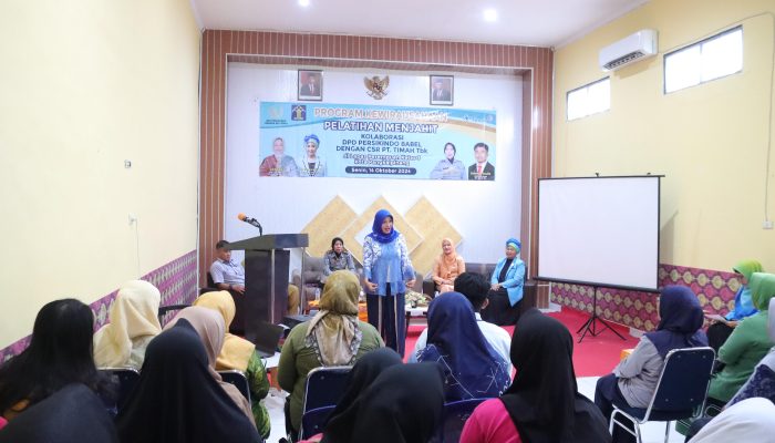 Pelatihan Menjahit di Lapas Perempuan Kelas III Kota Pangkalpinang