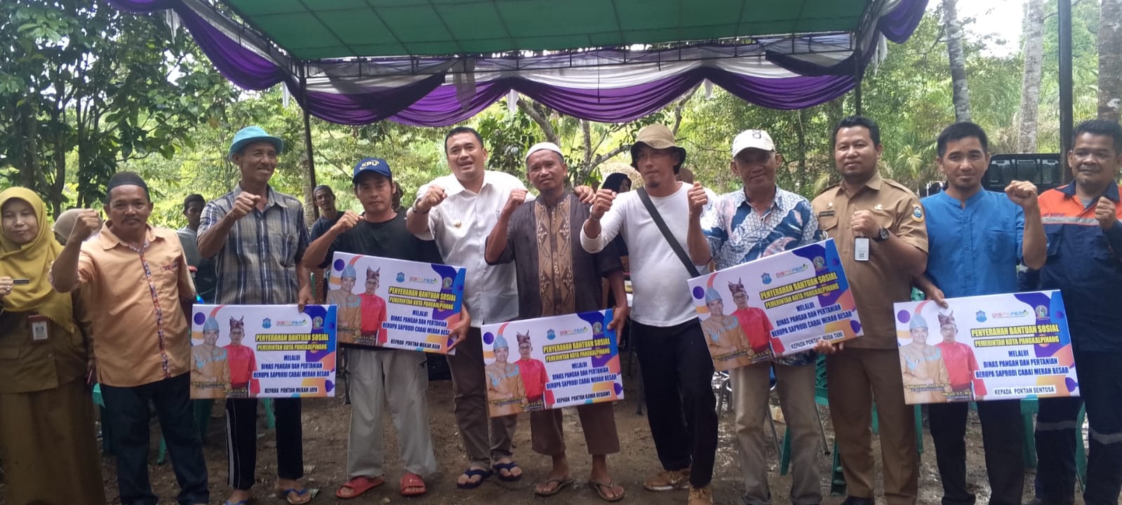 5 Kelompok Tani di Tua Tunu Dapat Bantuan Saprodi
