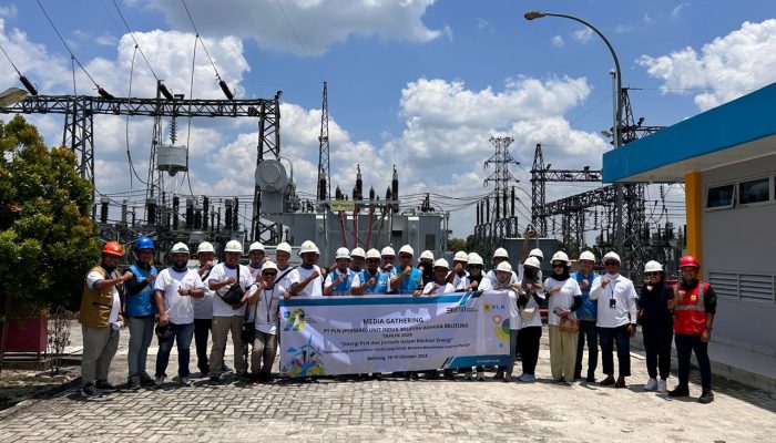 PLN Ajak Wartawan Kunjungi Gardu Induk di Pulau Belitung