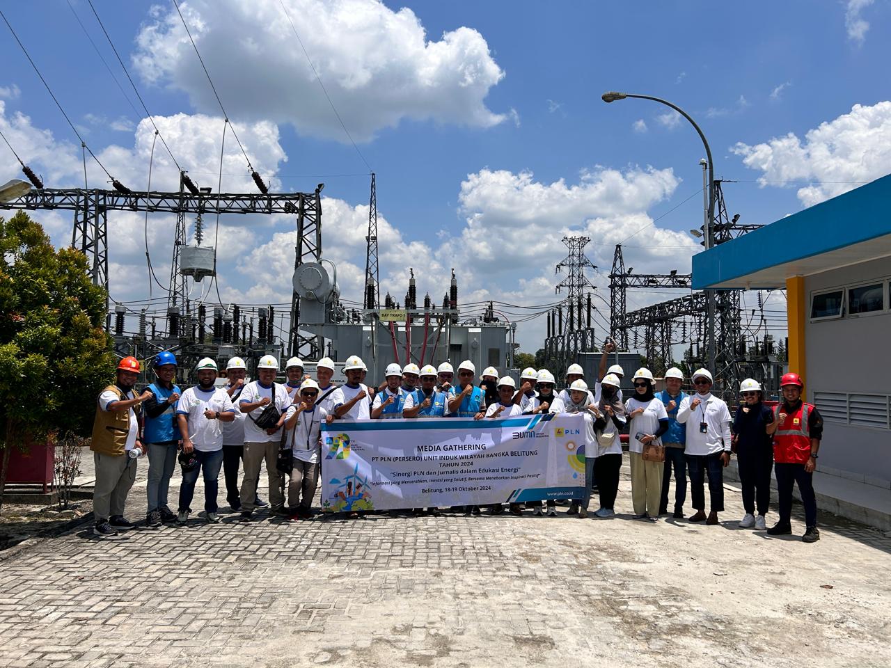 PLN Ajak Wartawan Kunjungi Gardu Induk di Pulau Belitung