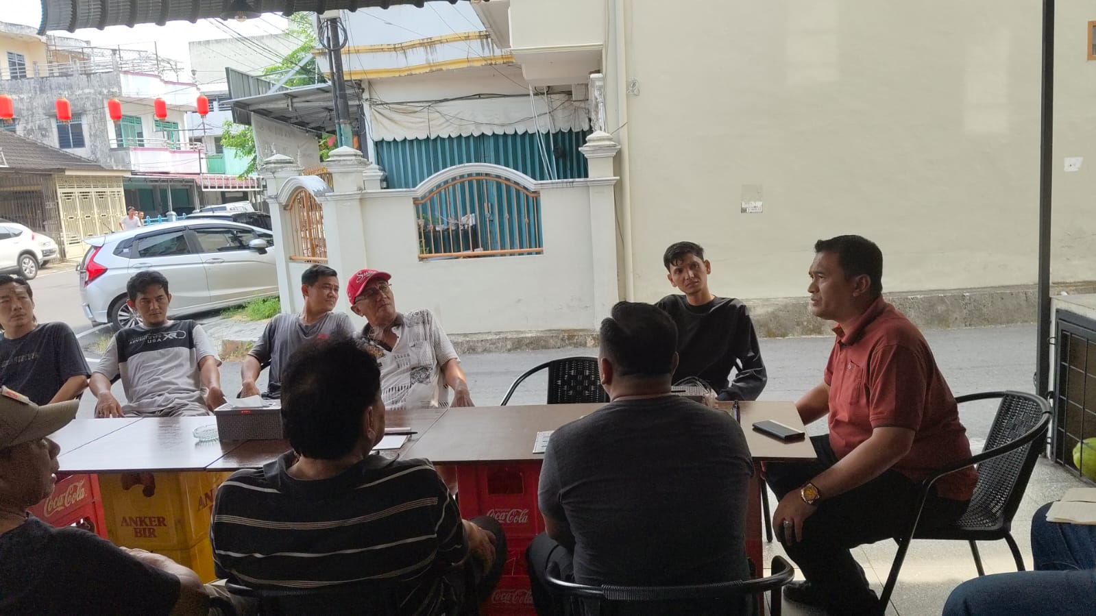 Pj Wali Kota Pangkalpinang Bahas Event Bazar Chinese Food bersama Warga Kelurahan Bintang