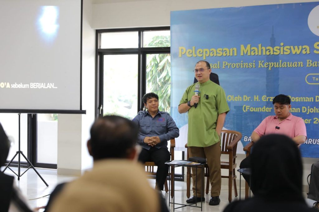 Rosman Djohan Institut Dorong Program Kuliah Gratis untuk Pemuda Babel, Fokus Bangun Potensi Desa