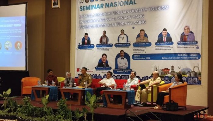 Buka Seminar Nasional Mandala Ekonomi Biru, Budi Sampaikan Ini
