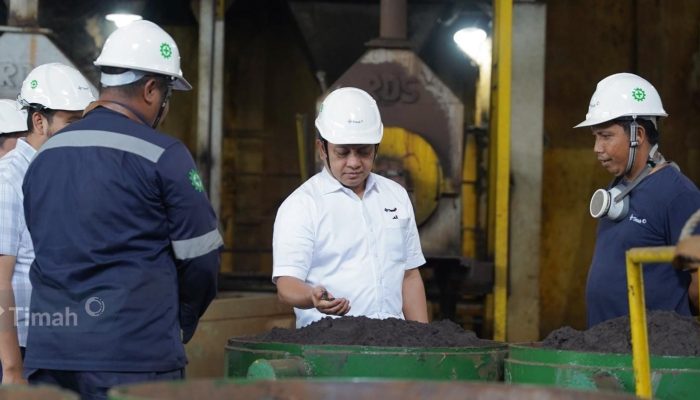 Dirut PT Timah Kunjungi Produksi Area Kundur