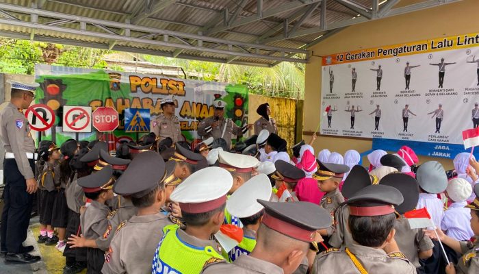 Polisi Sahabat Anak, Edukasi Lalu Lintas Sejak Dini