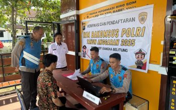 Rekrutmen Bakomsus Polda Babel Catat 51 Peserta Tervalidasi