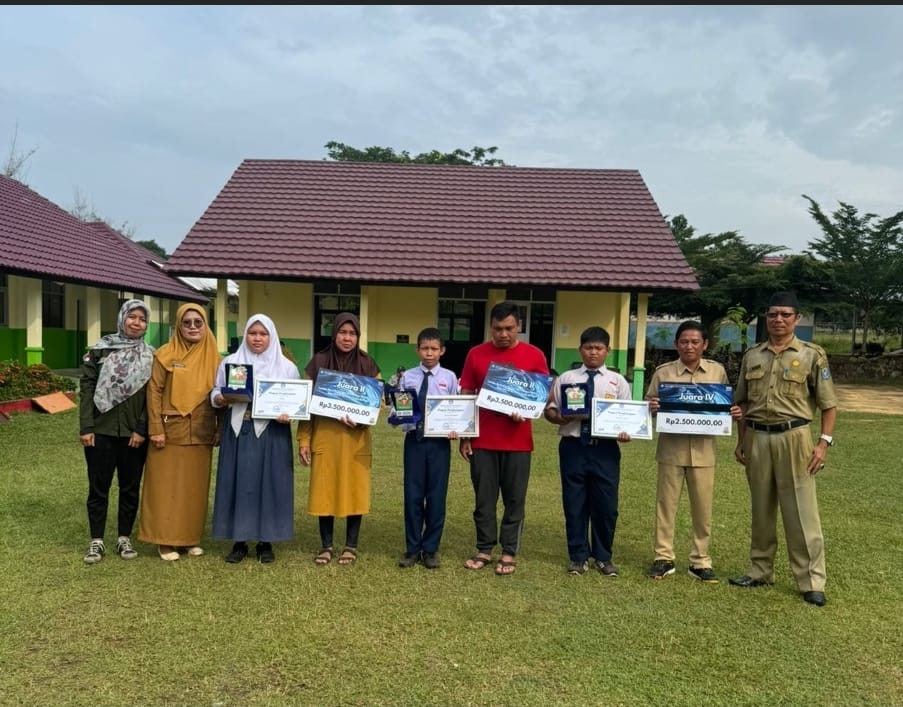 SMPN 2 Simpangkatis Sukses Raih Tiga Penghargaan di FTBI Babel 2024