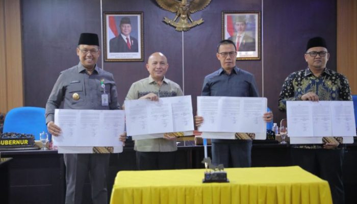 Pj Gubernur Babel dan DPRD Teken MoU KUA-PPAS APBD 2025