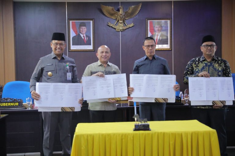 Pj Gubernur Babel dan DPRD Teken MoU KUA-PPAS APBD 2025