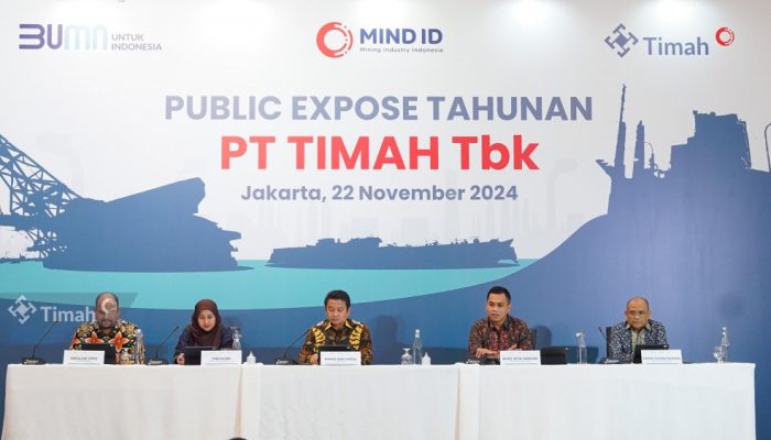 PT Timah Tbk Catat Peningkatan Kinerja pada Public Expose 2024