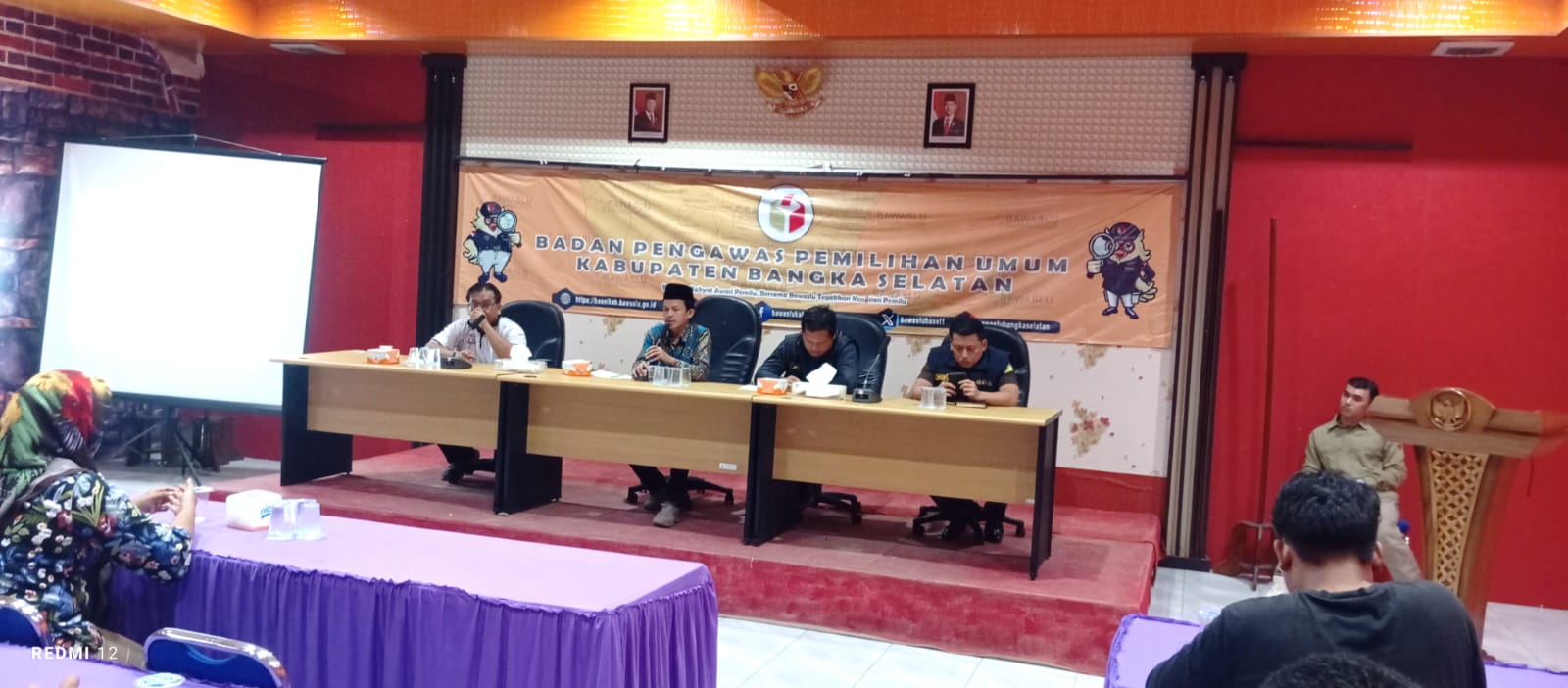 Jelang H-1 Pencoblosan, Bawaslu Bangka Selatan Ajak Media Awasi Politik Uang