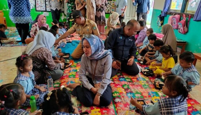 Dukung Program Pemerintah, PT Timah Uji Coba Makanan Bergizi Gratis di Beltim