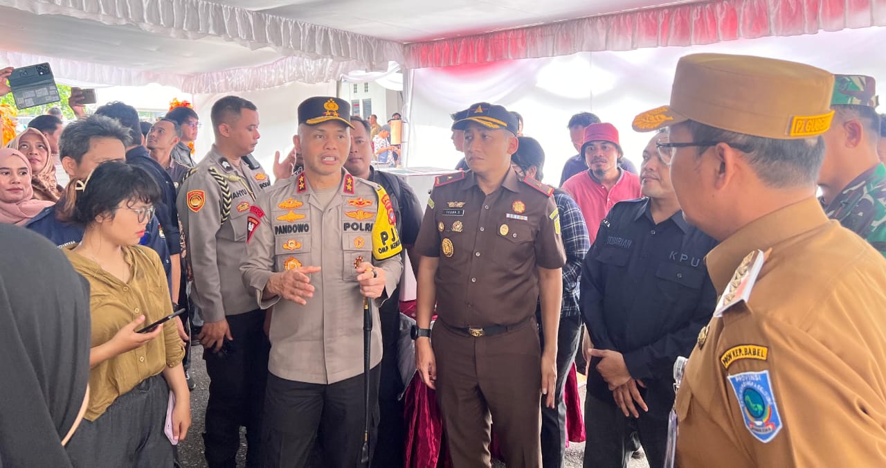 Kapolda dan Forkopimda Babel Tinjau Kesiapan TPS Jelang Pilkada 2024 