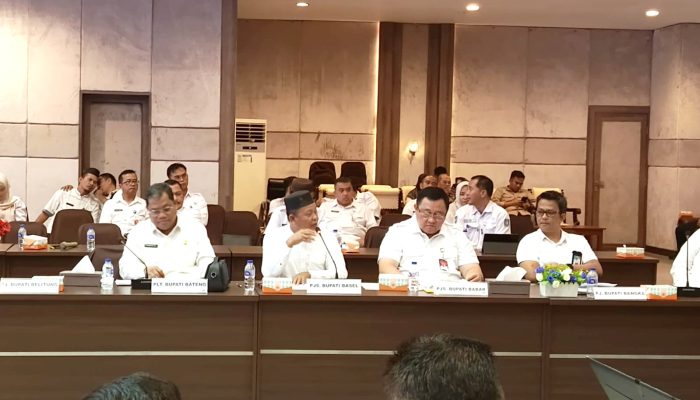 Pemkab Basel Sampaikan Usulan Proyek Nasional 2025-2029 di Rakor Kepala Daerah Se-Babel