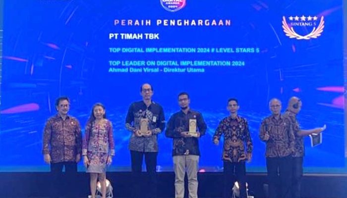 PT Timah Sabet Bintang 5 dalam Ajang Digital Award 2024