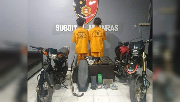 Nekat Curi Motor Demi Sabu, Dua Pemuda di Bangka Ditangkap