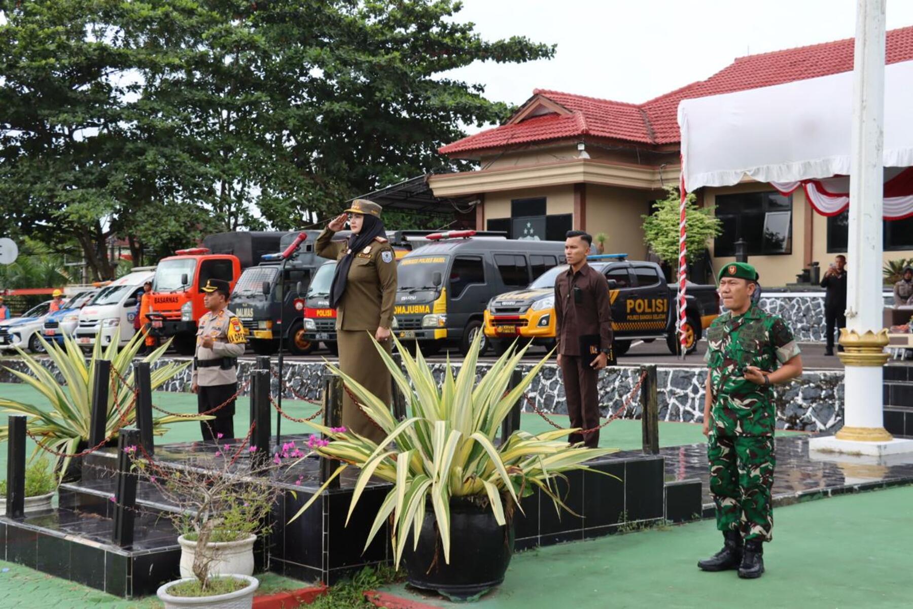 Polres Bangka Selatan Gelar Apel Kesiapan Operasi Lilin 2024