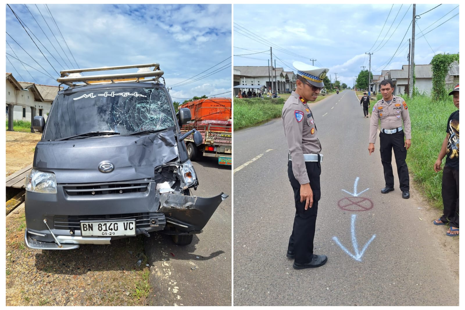 Polisi Sebut Sopir Pick-Up Alami Microsleep Saat Tabrak Pengendara Motor di Desa Pergam