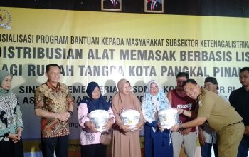 Pemkot Pangkalpinang Distribusikan Alat Masak Listrik kepada Ratusan Warga