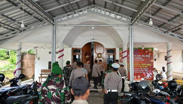 Sinergi TNI-Polri Jaga Keamanan Natal dan Tahun Baru di Bangka Selatan