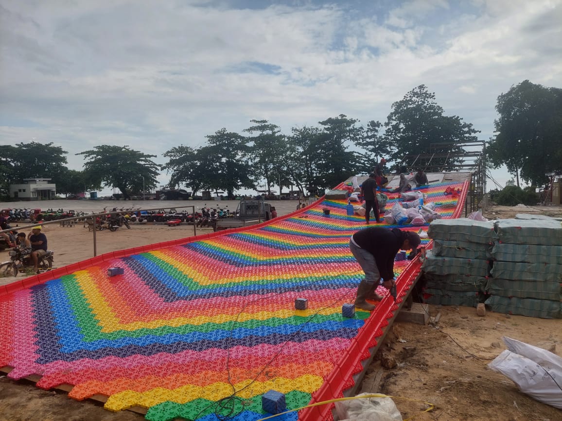 Proyek Bianglala di Bangka Selatan Tak Selesai Tepat Waktu, Kontraktor Didenda Harian