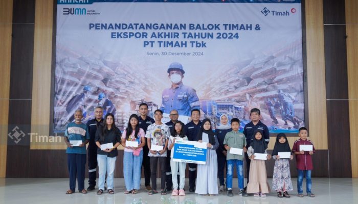 PT Timah Akhiri 2024 dengan Aksi Peduli untuk Anak Yatim