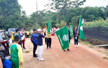 Ribuan Warga Toboali Antusias Ikuti Jalan Sehat Milad Muhammadiyah