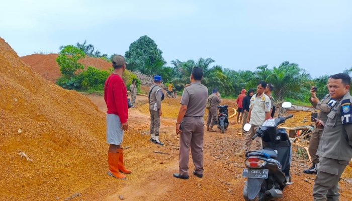 Usai Viral Diberitakan, Satpol PP Basel Sidak Aktivitas Tambang di Kawasan Perkantoran