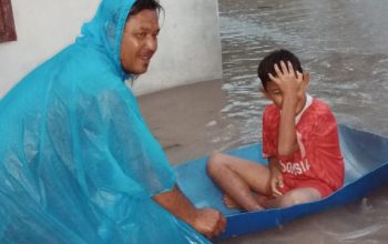 Hujan Lebat Sebabkan Banjir di Toboali, Puluhan Rumah Tergenang