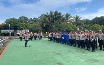 170 Personel Polres Basel Kawal Rapat Pleno Penetapan Bupati dan Wakil Bupati Terpilih