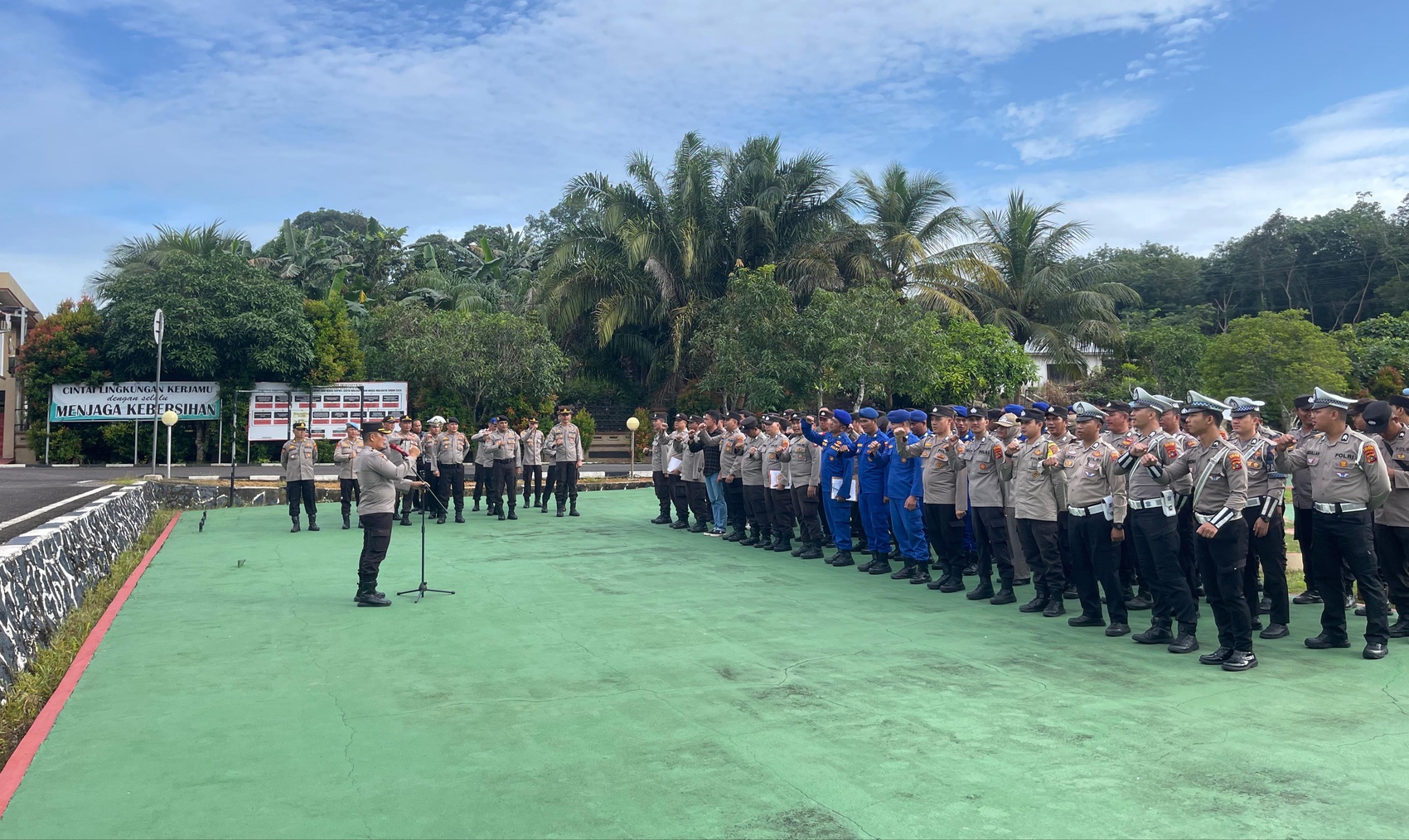 170 Personel Polres Basel Kawal Rapat Pleno Penetapan Bupati dan Wakil Bupati Terpilih