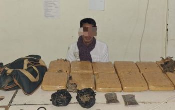 Terima Ganja dari Medan, Kurir di Pangkalpinang Ditangkap dengan 14,2 Kg Barang Bukti