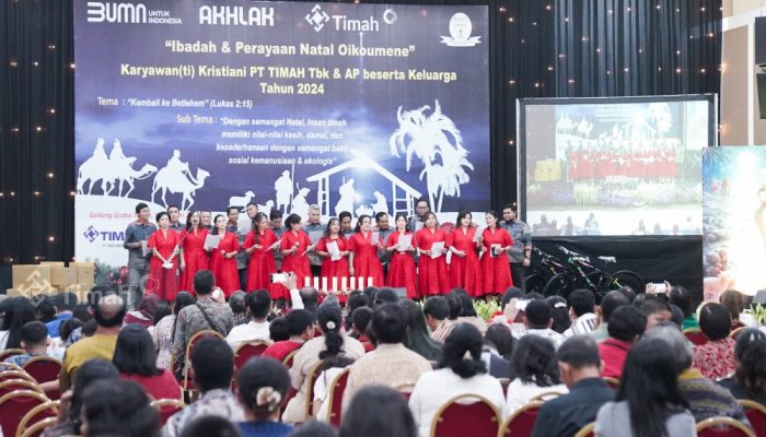 PT Timah Tbk Gelar Perayaan Natal Oikumene 2025 di Graha Timah