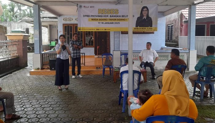 Anggota DPRD Sesilia Rizki Gelar Reses di Desa Sinar Baru