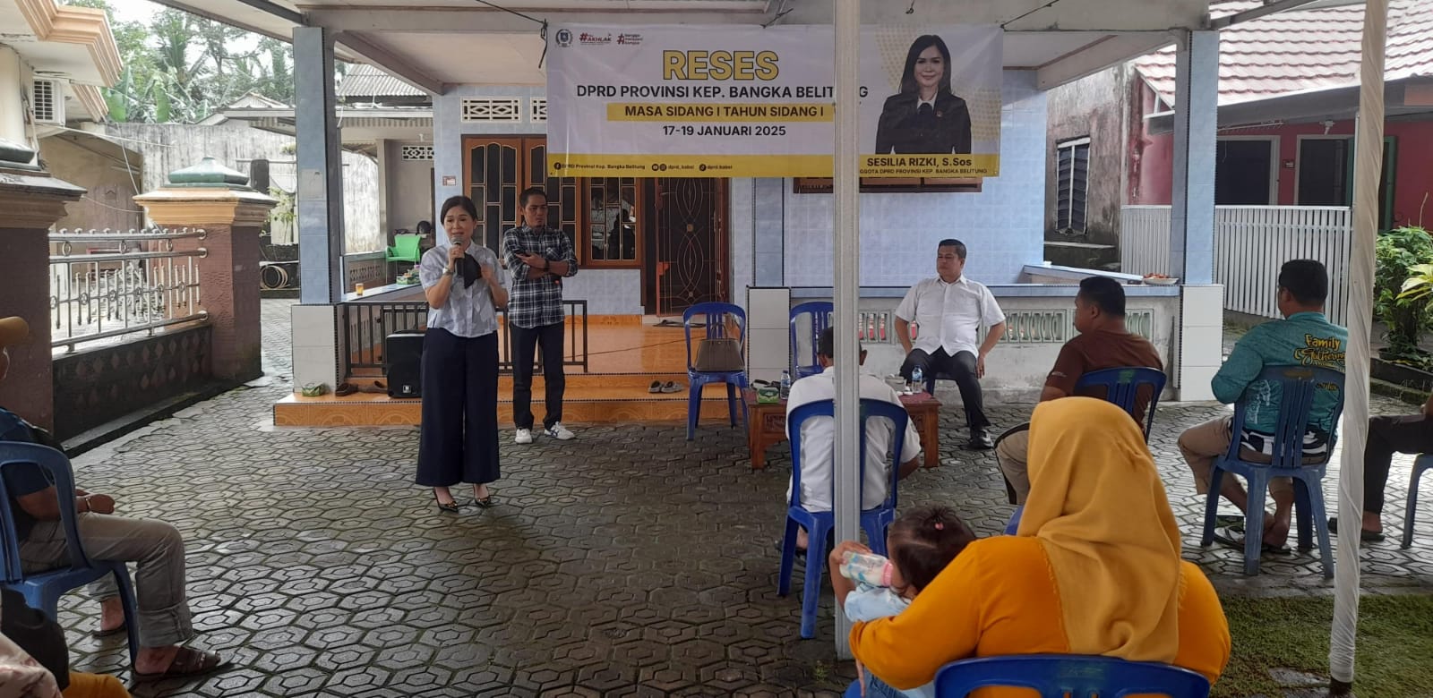 Anggota DPRD Sesilia Rizki Gelar Reses di Desa Sinar Baru