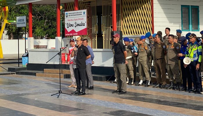 Satpol PP Bangka Selatan Gelar Apel Besar, Fokus Jaga Aset dan Ketertiban Umum