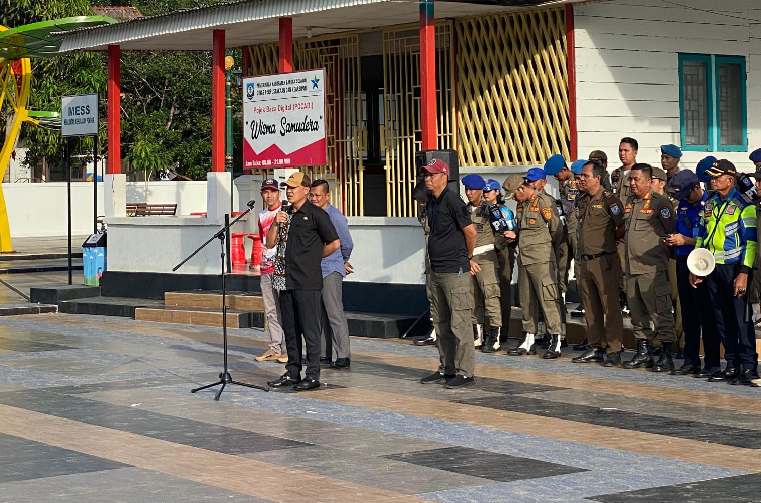 Satpol PP Bangka Selatan Gelar Apel Besar, Fokus Jaga Aset dan Ketertiban Umum