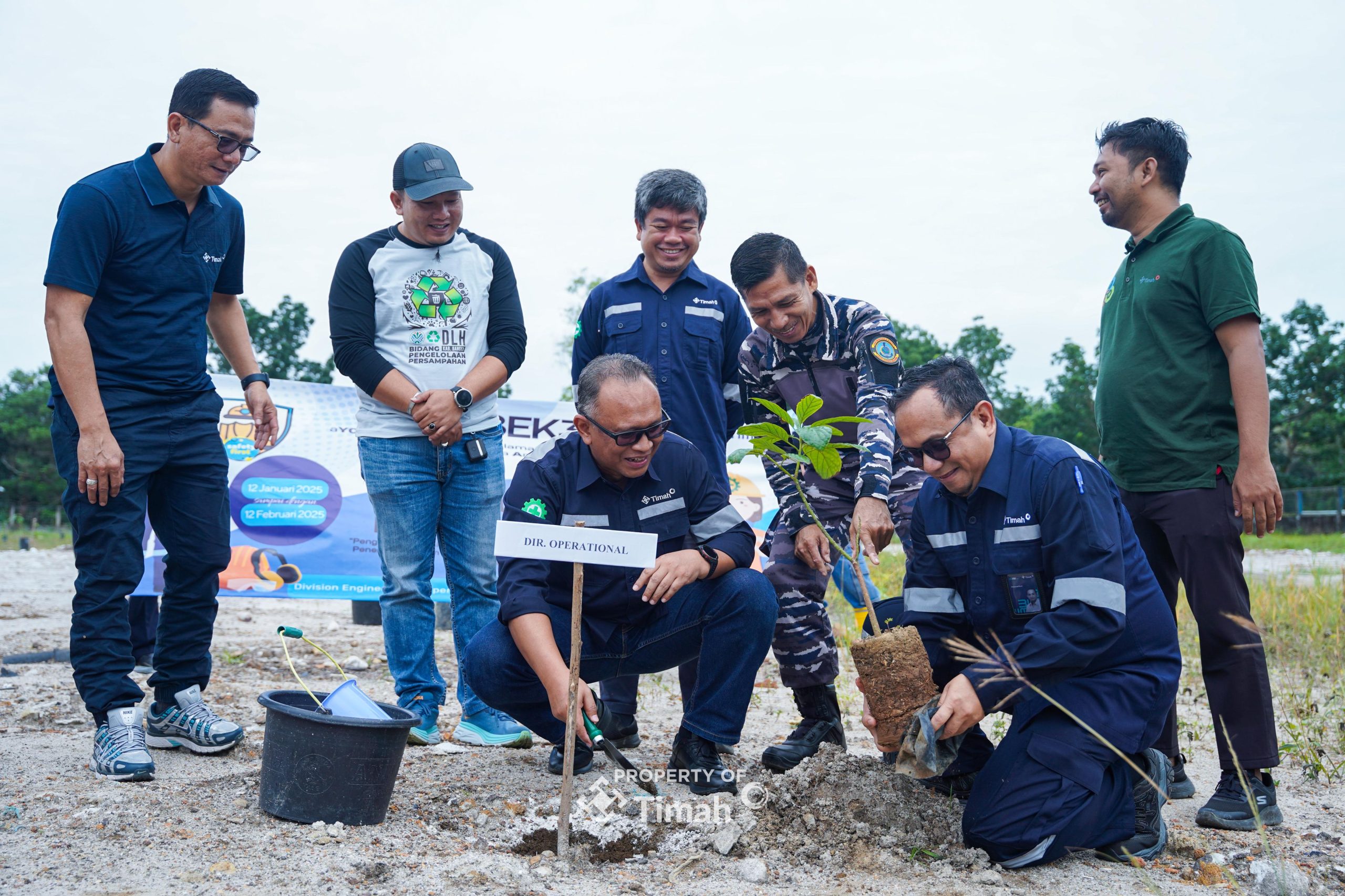 Sinergi PT Timah dan Pemda, 500 Pohon Buah Ditanam untuk Masa Depan Hijau