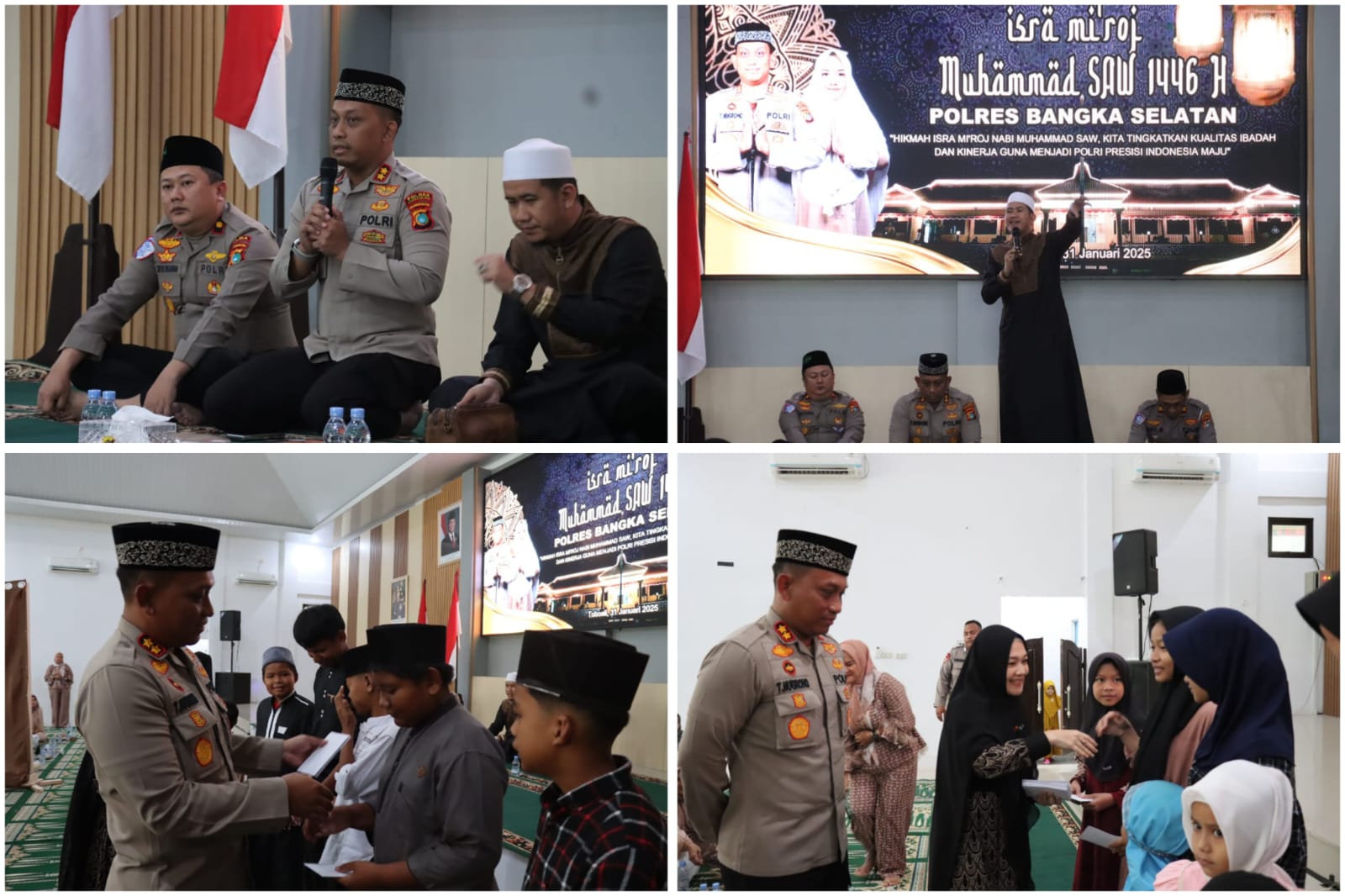 Polres Bangka Selatan Peringati Isra Mi'raj Nabi Muhammad SAW