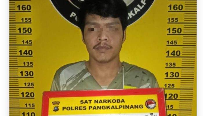 Pegawai BUMN di Pangkalpinang Nyambi Jual Sabu